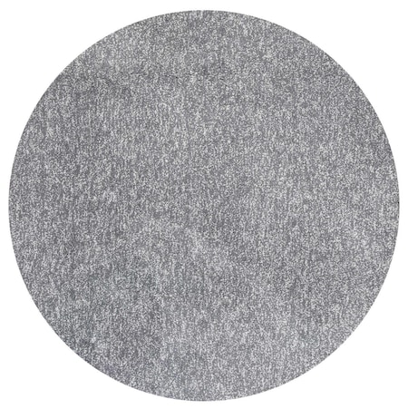 Palacedesigns 8 ft. Round Polyester Grey Heather Area Rug - 8 ft. - Round - Grey Heather PA3654217
